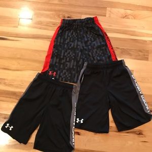 Lot of 3 Underarmour shorts
